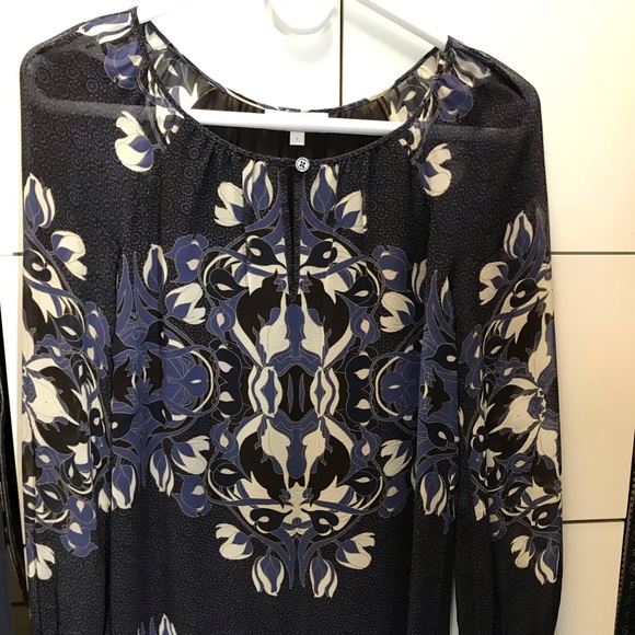 Tory Burch silk peasant top - Picture 2 of 4